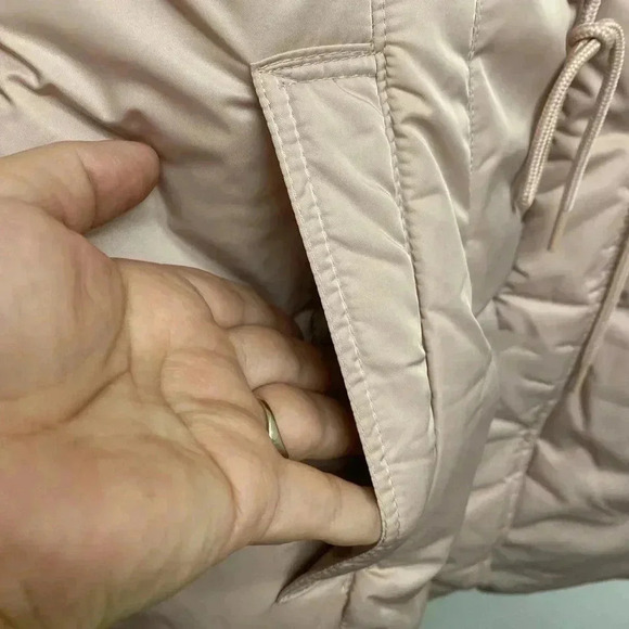 🆕Jessica Simpson Blush Sherpa-Trim Anorak Long Jacket L🆕 - Picture 9 of 16